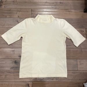 Vici Mock Neck Cream / Off White Sweater